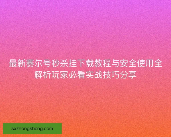 最新赛尔号秒杀挂下载教程与安全使用全解析玩家必看实战技巧分享